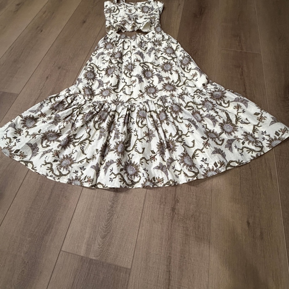 House of Harlow 1960 Cotton 2 Piece Skirt &Top Set XS/TP Floral Cotton Boho - Picture 9 of 16